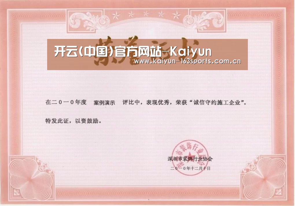 荣誉证书二